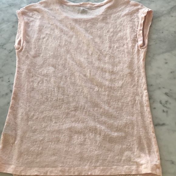 Beautiful linen and silk eyelet tee from J Crew - Picture 5 of 7
